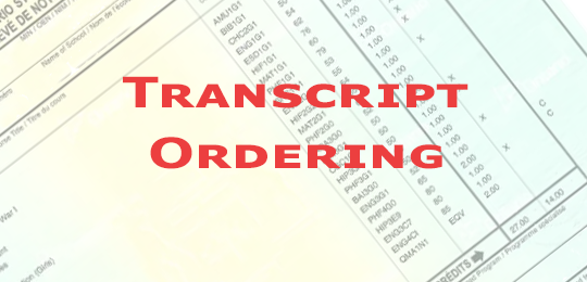 Transcript Ordering