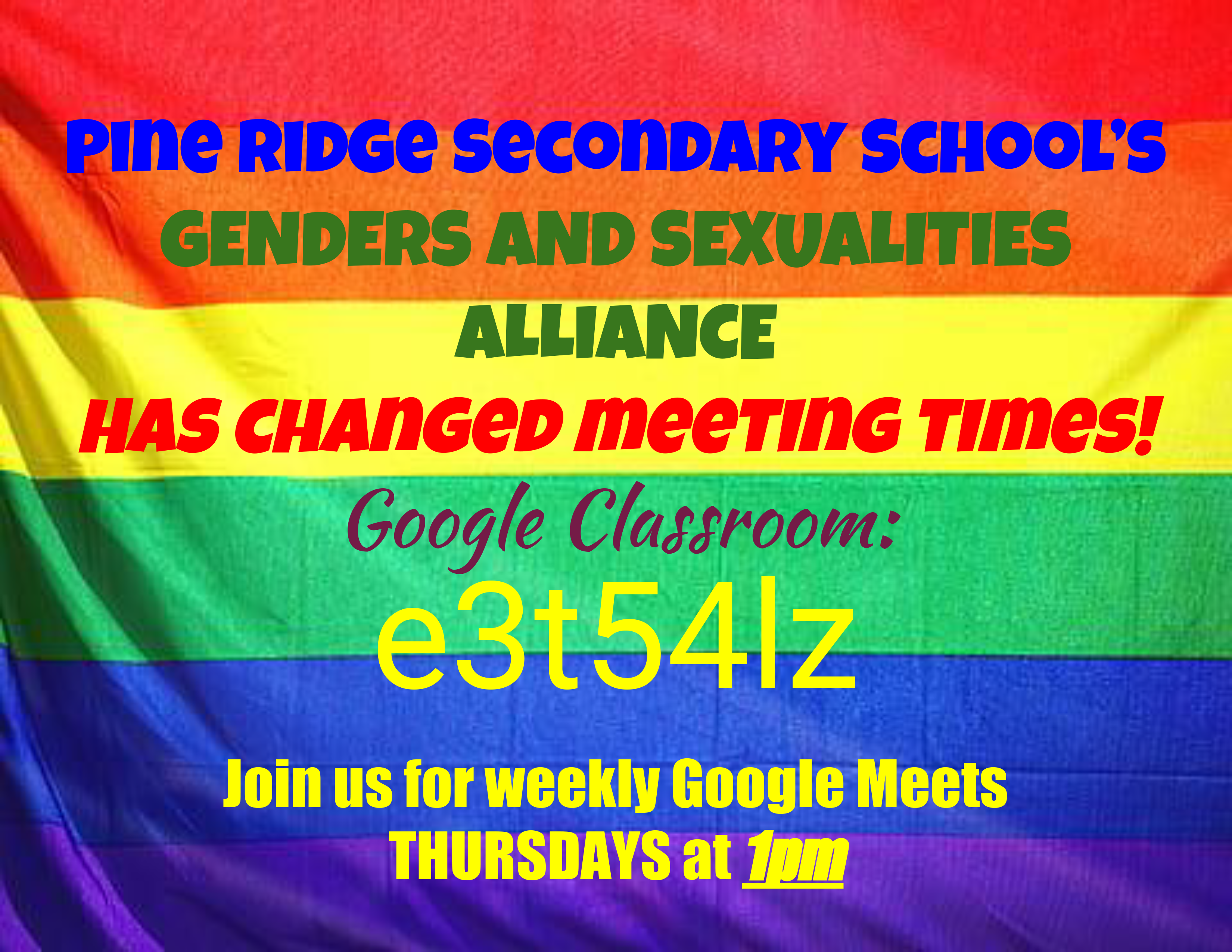 Genders and Sexualities Alliance Header